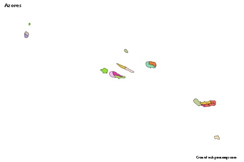 Sample Maps for Azores (colored)