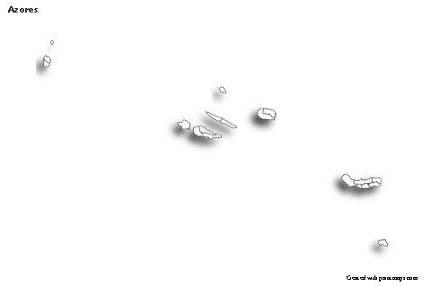 Sample Maps for Azores (black-white,shadowy)