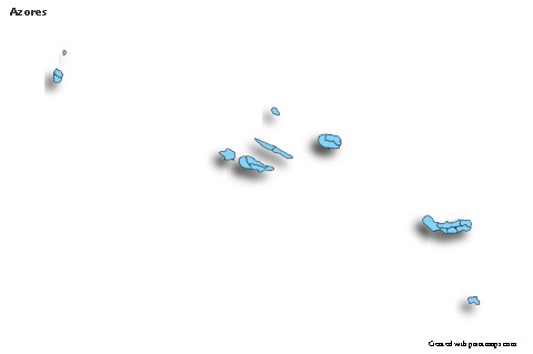 Sample Maps for Azores (blue,shadowy)