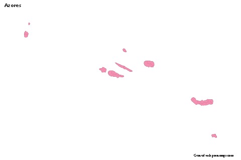 Sample Maps for Azores (pink,outline)