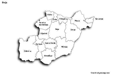 Sample Maps for Beja (black-white,shadowy)