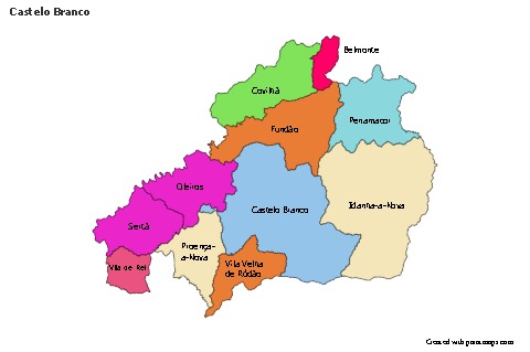 Sample Maps for Castelo Branco (colored)