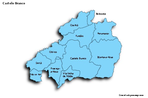 Sample Maps for Castelo Branco (blue,shadowy)