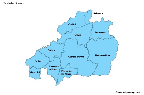 Sample Maps for Castelo Branco (blue)