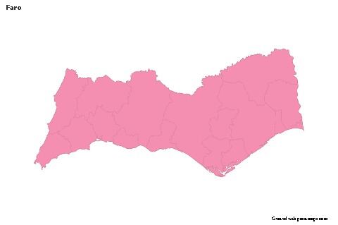 Sample Maps for Faro (pink,outline)