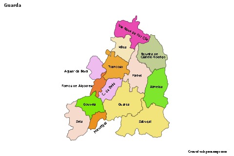 Sample Maps for Guarda (colored)