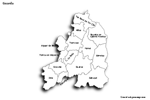 Sample Maps for Guarda (black-white,shadowy)