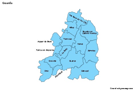 Sample Maps for Guarda (blue)