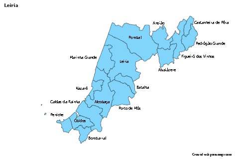 Sample Maps for Leiria (blue)