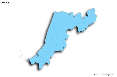 Sample Maps for Leiria (blue,outline,shadowy)