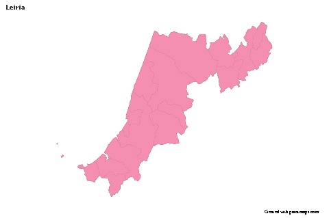 Sample Maps for Leiria (pink,outline)