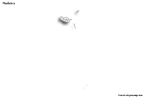 Sample Maps for Madeira (black-white,shadowy)