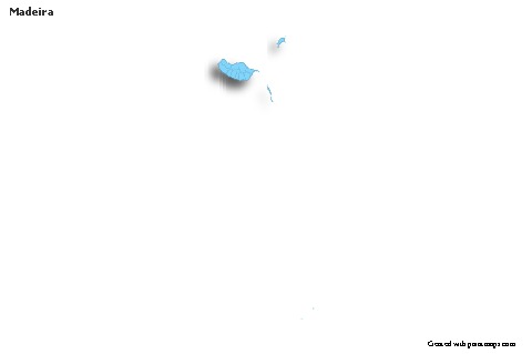 Sample Maps for Madeira (blue,outline,shadowy)