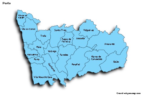 Sample Maps for Porto (blue,shadowy)