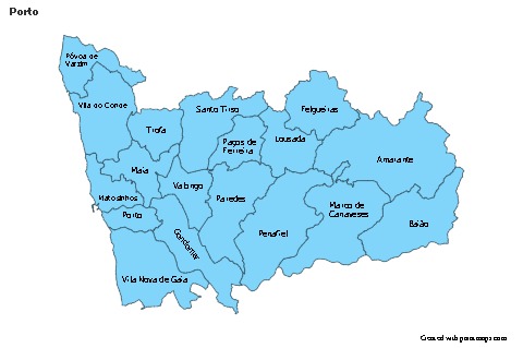 Sample Maps for Porto (blue)