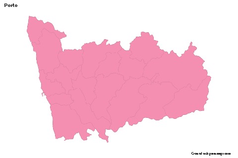 Sample Maps for Porto (pink,outline)