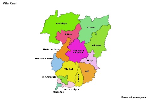 Sample Maps for Vila Real (colored)