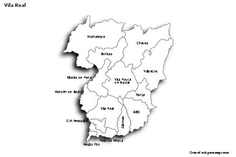 Sample Maps for Vila Real (black-white,shadowy)