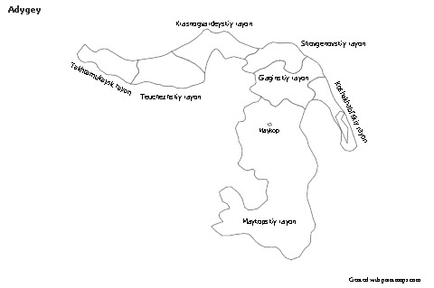 Sample Maps for Adygey (black-white)