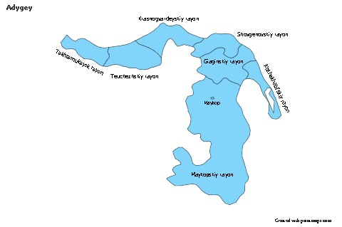 Sample Maps for Adygey (blue)