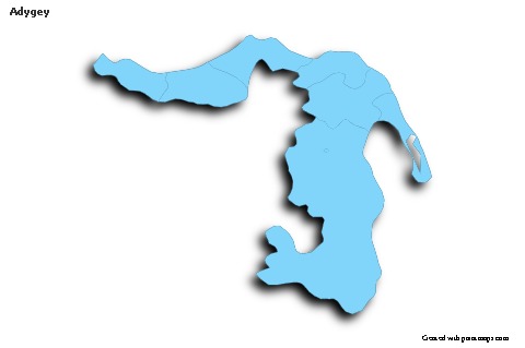 Sample Maps for Adygey (blue,outline,shadowy)