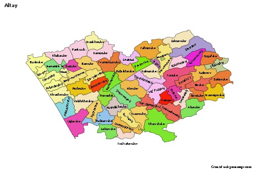 Sample Maps for Altay (colored)