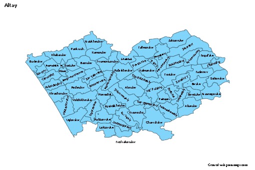 Sample Maps for Altay (blue)