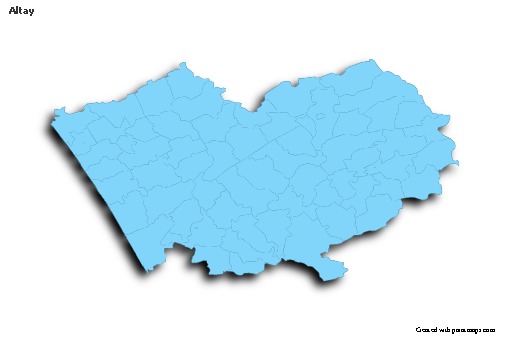 Sample Maps for Altay (blue,outline,shadowy)