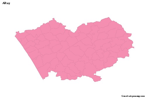 Sample Maps for Altay (pink,outline)