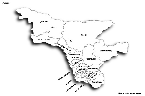 Sample Maps for Amur (black-white,shadowy)