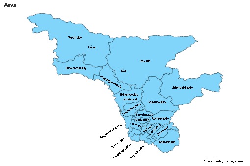 Sample Maps for Amur (blue)