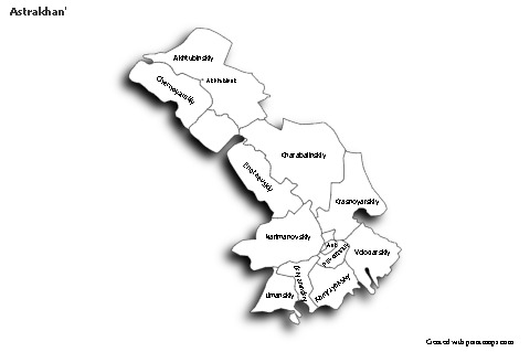 Sample Maps for Astrakhan' (black-white,shadowy)