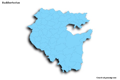 Sample Maps for Bashkortostan (blue,outline,shadowy)