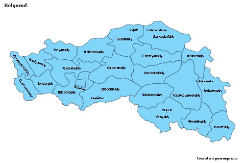 Belgorod için Örnek Haritalar (mavi)