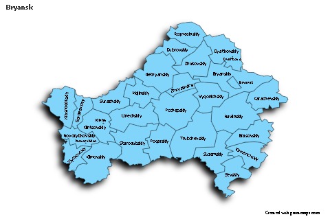 Sample Maps for Bryansk (blue,shadowy)