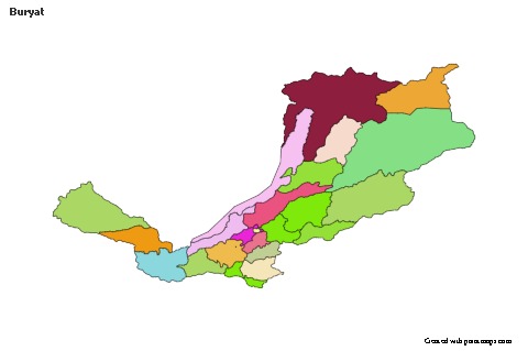 Sample Maps for Buryat (colored)