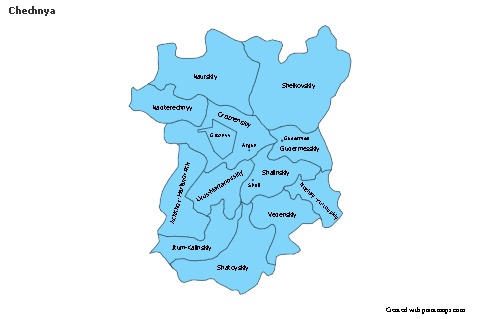 Sample Maps for Chechnya (blue)