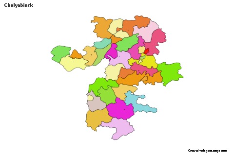 Sample Maps for Chelyabinsk (colored)