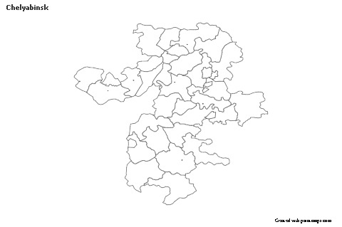 Sample Maps for Chelyabinsk (black-white)