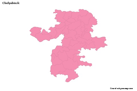 Sample Maps for Chelyabinsk (pink,outline)