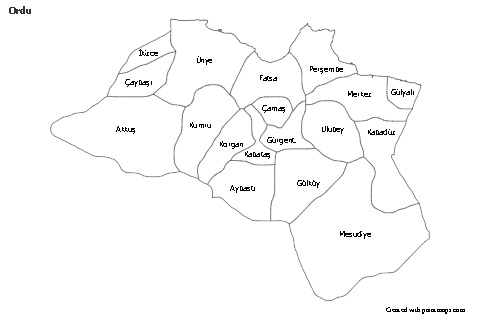 Sample Maps for Ordu (black-white)