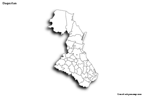 Sample Maps for Dagestan (black-white,shadowy)