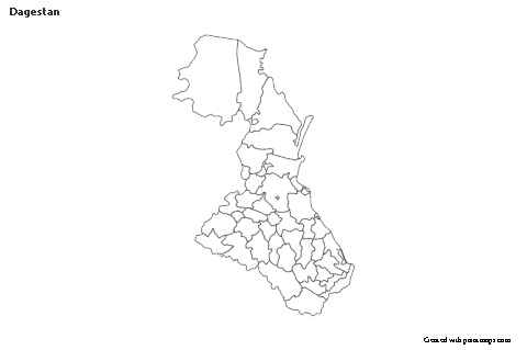Sample Maps for Dagestan (black-white)