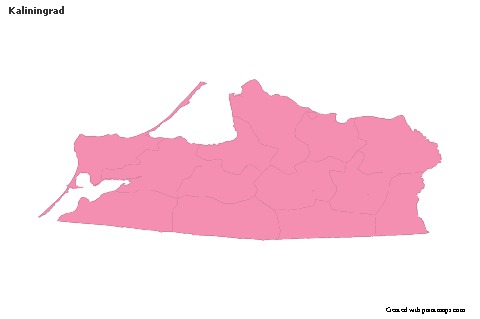 Sample Maps for Kaliningrad (pink,outline)