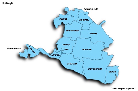 Sample Maps for Kalmyk (blue,shadowy)