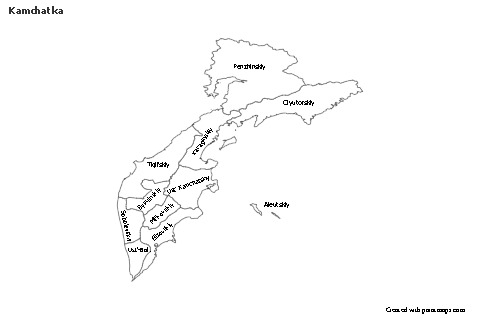 Sample Maps for Kamchatka (black-white)