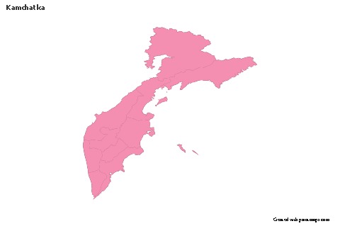 Sample Maps for Kamchatka (pink,outline)