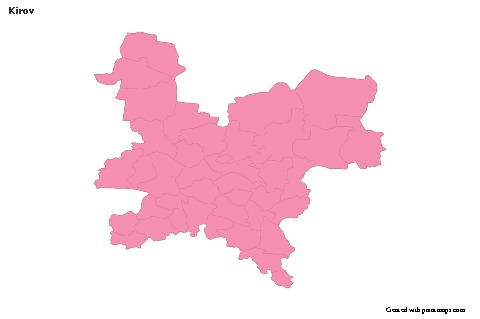 Sample Maps for Kirov (pink,outline)