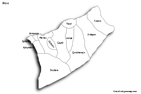 Sample Maps for Rize (black-white,shadowy)