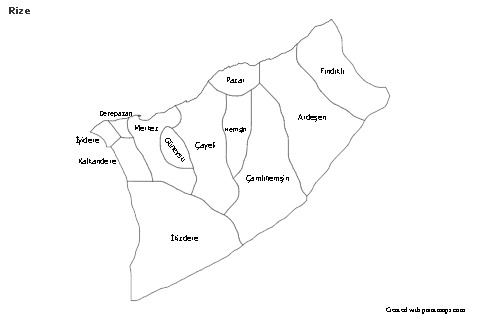 Sample Maps for Rize (black-white)